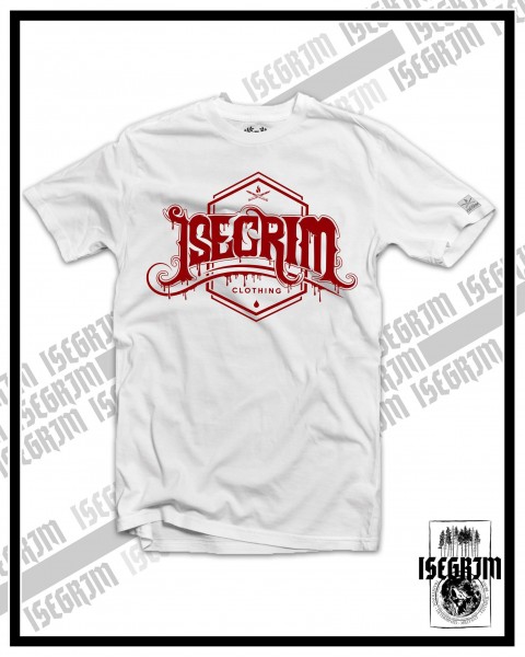 ISEGRIM Shirt - DRIPPING Weiß