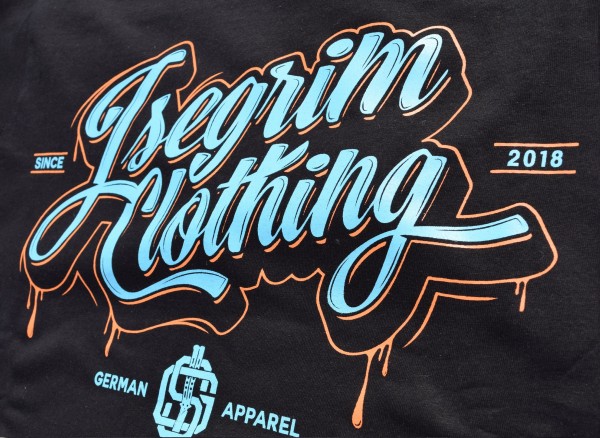 ISEGRIM Herren - T-Shirt Isegrim Clothing Schwarz