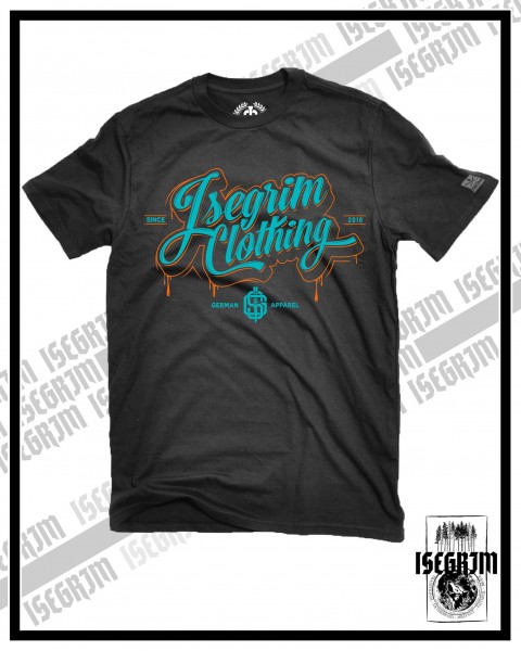 ISEGRIM Herren - T-Shirt Isegrim Clothing Schwarz