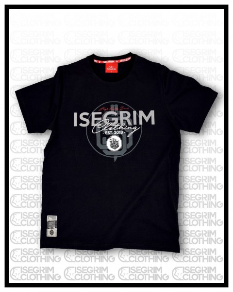 ISEGRIM Herren - T-Shirt Isegrim Clothing Schwarz