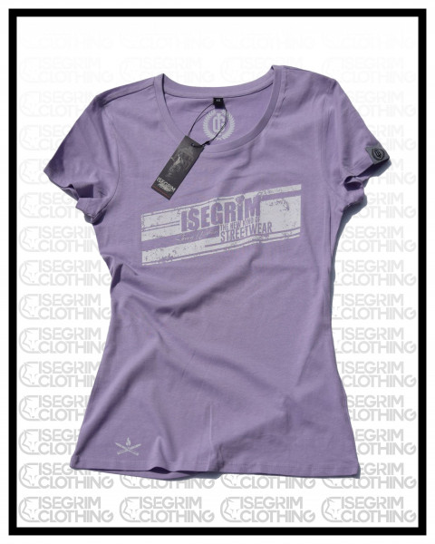 ISEGRIM Damenshirt - NEW STREETWEAR violett